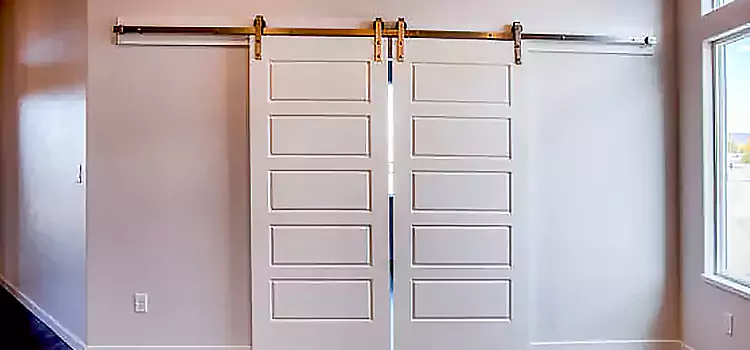 Glass Barn Door with Installation Hardware Kit Whitby
